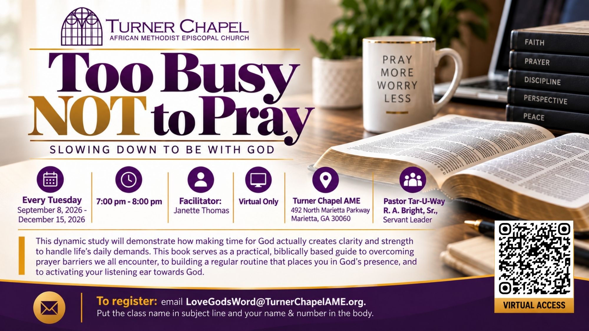 Too Busy Not to Pray